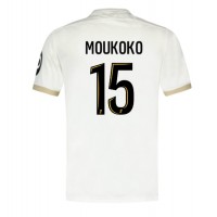 Echipament fotbal OGC Nice Youssoufa Moukoko #15 Tricou Deplasare 2024-25 maneca scurta